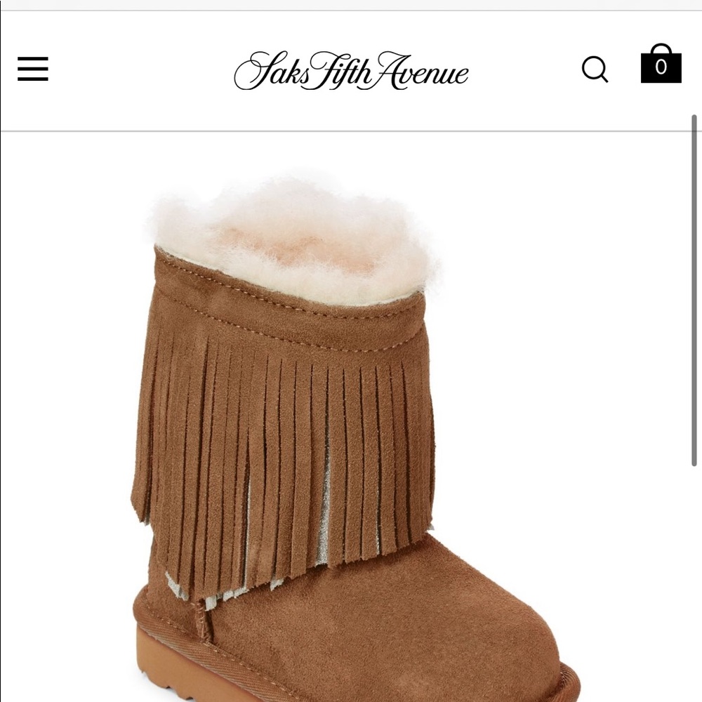 Ugh fringe boots sold out!